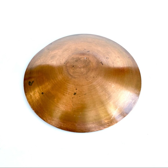 Vintage Enamelled Copper Trinket Dish - Picture 12 of 16